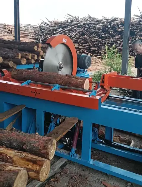 Automatic Log Cut-Off Saw (Precision Adjustable)